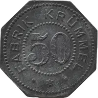 50 Pfennig - Krümmel Fabrik Krümmel