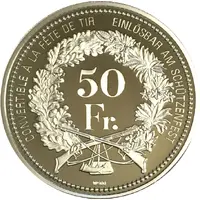 50 Francs Glarus Shooting Festival