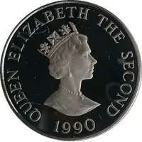 2 Pounds - Elizabeth II Queen Mother's 90th Birthday, Silver Proof Issue