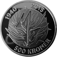 500 Kroner - Margrethe II 75th Birthday
