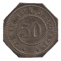 50 Pfennig - Dresden J. M. Lehmann