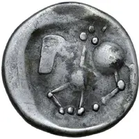 Tetradrachm Sattelkopfpferd Type