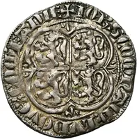 1/2 Groat - John I quadrilobe