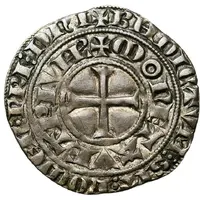 1/2 Groat - John I quadrilobe