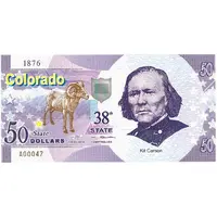 50 State Dollars - Kit Carson Colorado