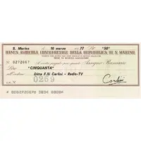 50 Lire Banca Agricola Commerciale della Repubblica di San Marino