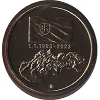 Medal - Slovak Republic 30 Years Token BU Set