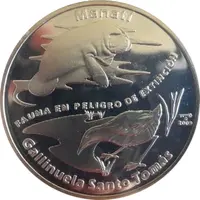 10 Pesos Manatee and Zapata Rail