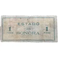1 Peso El Estado de Sonora