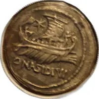 Denarius - Sextus Pompeius NEPTVNI / Q•NASIDIVS