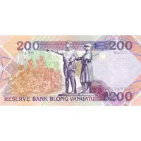 200 Vatu 15th Anniversary of Independence