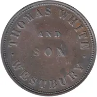 1/2 Penny - Thomas White and Son Westbury, Tasmania