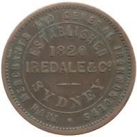 1 Penny - Iredale and Co. - Britannia Sydney, New South Wales