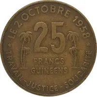 25 Francs Guinéens
