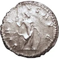 Antoninianus - Postumus VIRTVS AVG, Mars, Lugdunum