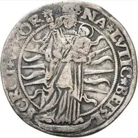 1/4 Daalder 'Madonnadaalder / Batzelaar' - Margaretha van Brederode