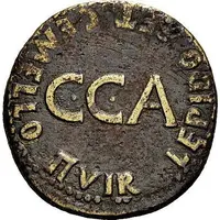 Dupondius - Tiberius LEPIDO ET GEMELLO II VIR CCA