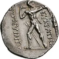 Trihemidrachm - Eukrates Hypata