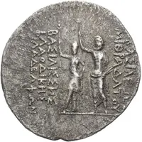 Tetradrachm - Mithridates IV and Laodice