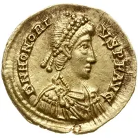 Solidus - Honorius VICTORIA AVGGG, Ravenna