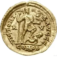 Solidus - Honorius VICTORIA AVGGG, Ravenna