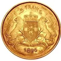 5 Francs - Léopold II Pattern