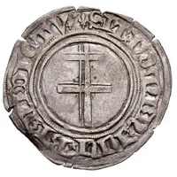 Groschen - René I Lorraine Cross, Lily