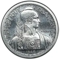 10 Cents Piedfort Pattern