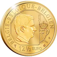 12,5 Euros 65th Birthday of King Philippe