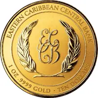 10 Dollars Coat of Arms, Colourized