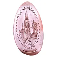 Elongated coin - Onze-Lieve-Vrouwekathedraal