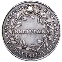 1 Sol - Antonio José de Sucre First Constitution - Monetary Medal