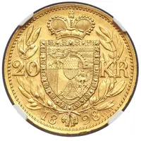 20 Kronen - Johann II Pattern