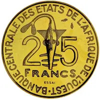 25 Francs CFA FAO, Essai