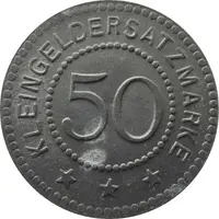 50 Pfennig - Harburg Schlosswerft R. Holtz
