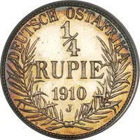 1/4 Rupie - Wilhelm II