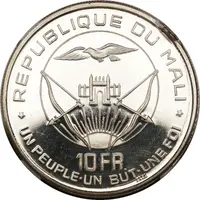 10 Francs Independence, Piedfort Essai