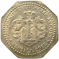 10 Pfennig - Neusalz a. Oder Gruschwitz Textilwerke Akt. Ges.