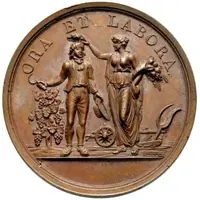 Vevey Agricultural Society bronze