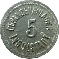 5 Pfennig - Ingolstadt Gefangenenlager
