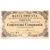50 Centesimi Banca Toscana