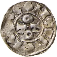 Denier - Otto III Pavia mint, CIVITAS GLOR