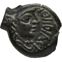 Bronze with lion in the name of Aulus Hirtius and Athediac