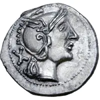 Denarius Imitation of Roman Republic Denarius