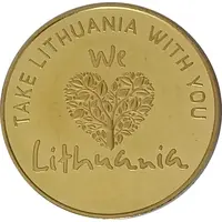 Luck coin - We love Lithuania