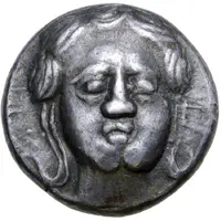 Tetradrachm Apollokopf-Dickschrötling Type