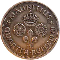 1/4 Rupee - George VI