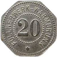 20 Pfennig - Warmbrunn Füllnerwerk
