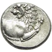 Hemidrachm Dot EY Monogram/Dot Lekythos with Strigil