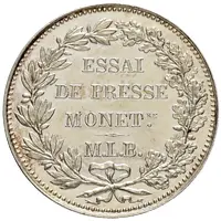 2 Francs Silver, pattern